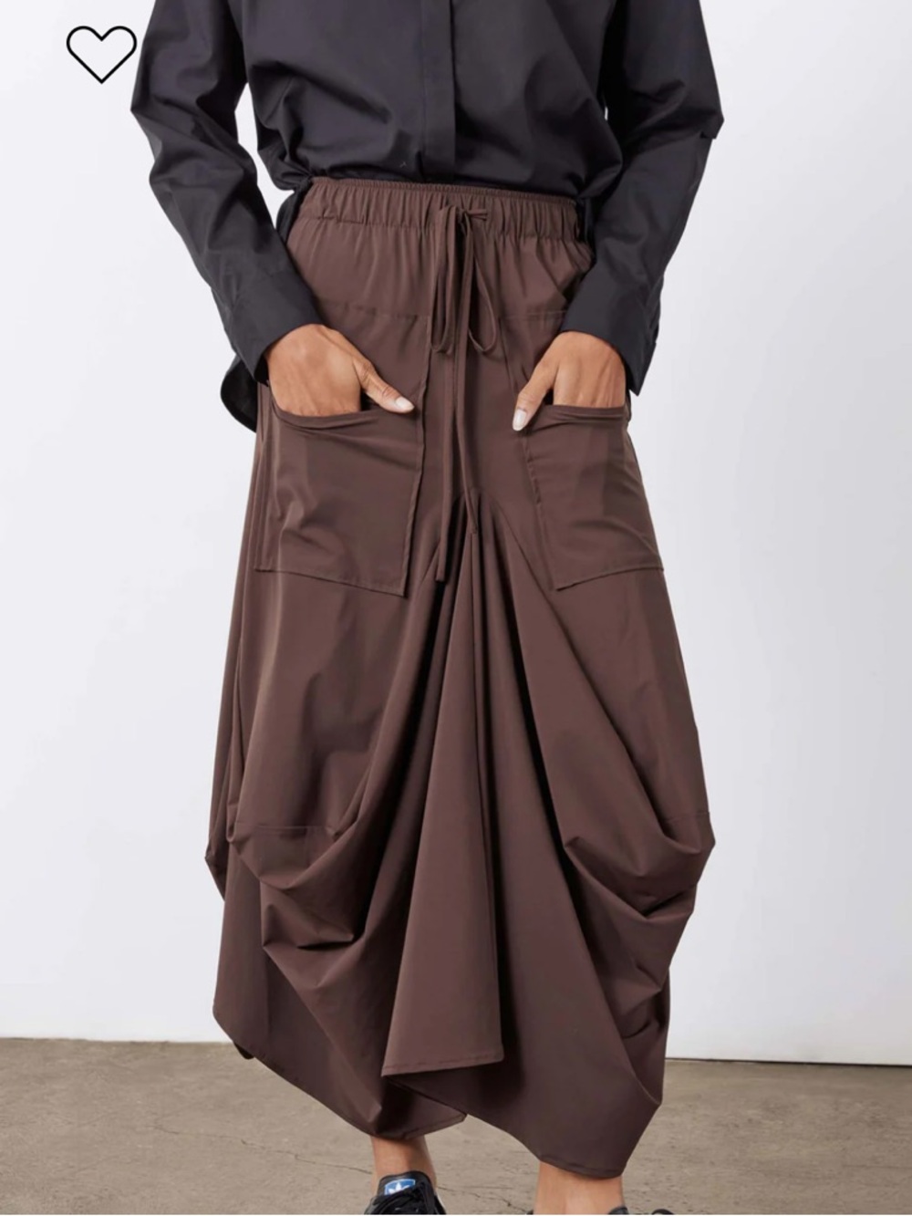 Ruti The Go-To Skirt in Coffee Brown